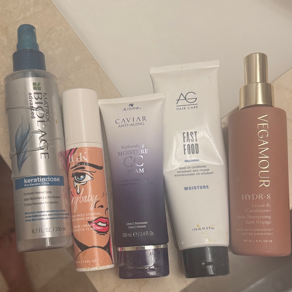 IGK, Vegamour Hair Care Product Set with Various Brands